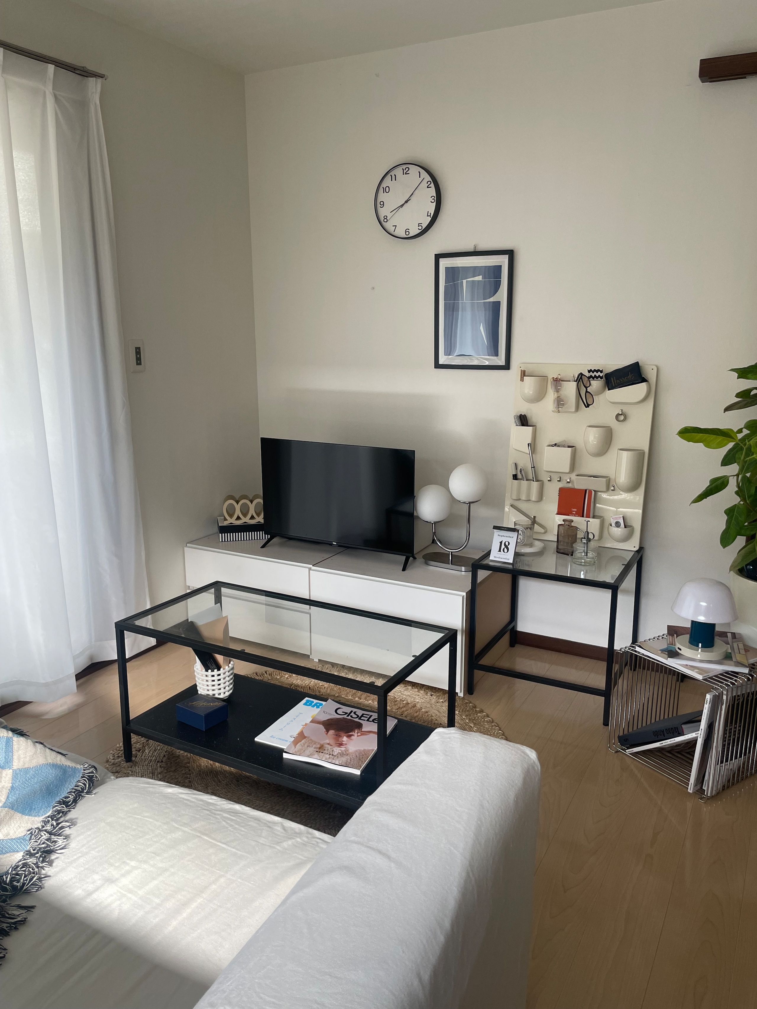 IKEA VITTSJÖ ヴィットショー ネストテーブル2点セット VITTSJÖ ヴィットショー ネストテーブル2点セット, ブラック