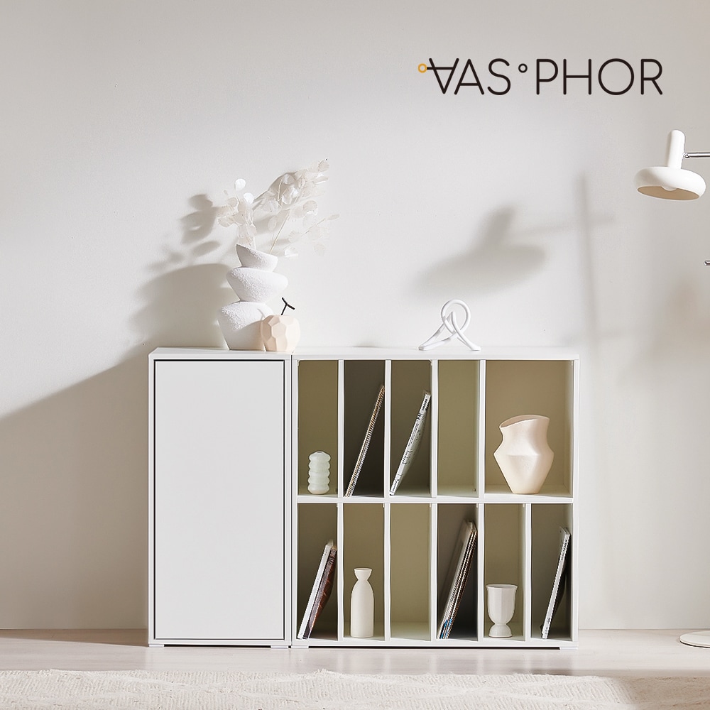 VASPHOR MUTTE キャビネット 40cm［3色］ ホワイト ブラック ベージュ