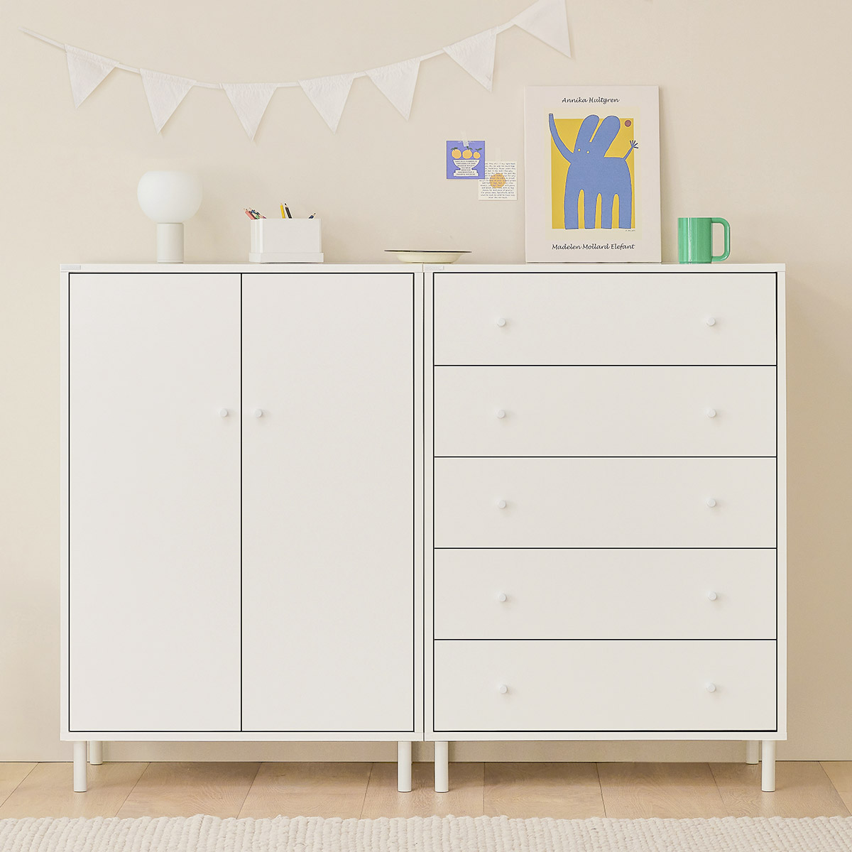 👼🏻아기방 | 킨포 베이비장세트