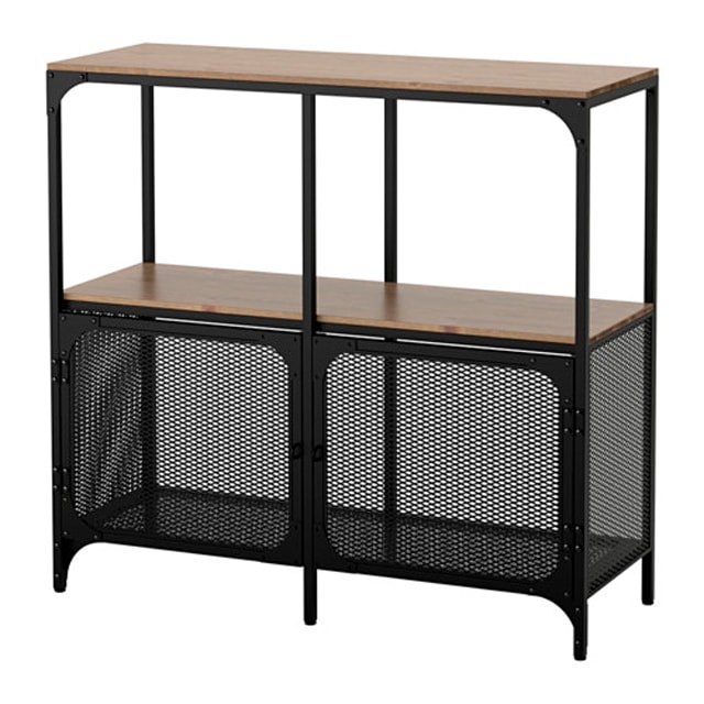IKEA FJÄLLBO TV Storage Combination | Remote Control Accessibility