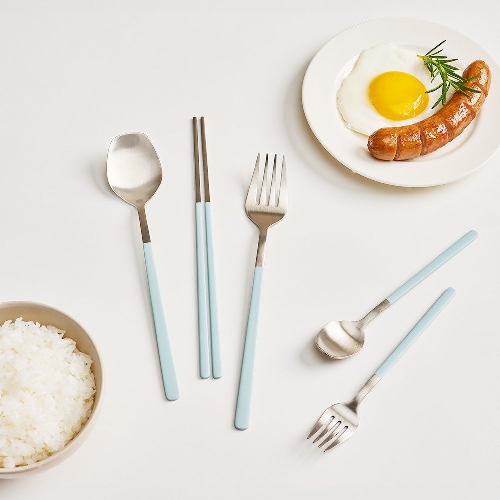 MAISON OBJET cher delight カトラリー 1人 5点セット［8色］ ブルー