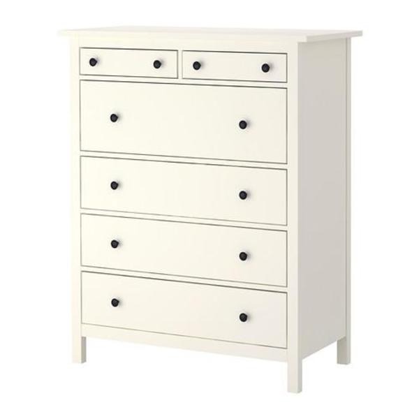 IKEA HEMNES 6-Drawer Chest | Drawer Interlock Traditional Style Cabinets |  Ohouse