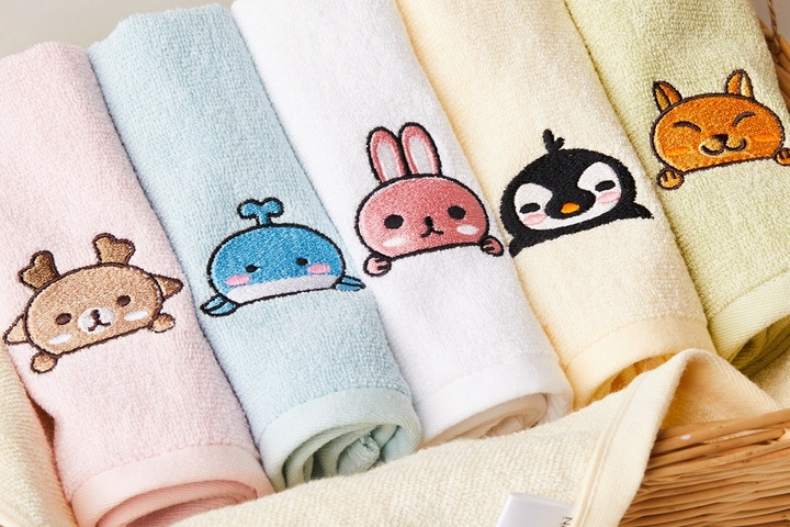고리수건 어린이집준비물 뱀부얀 핸드타올 캐릭터수건 고리수건 어린이집준비물 뱀부얀 핸드타올 캐릭터수건