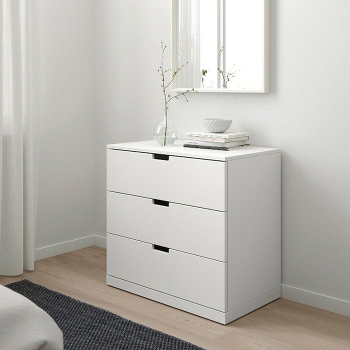 IKEA ノールドリ　チェスト IKEA NORDLI ノールドリ チェスト（引き出し×3）［2色］ | 棚