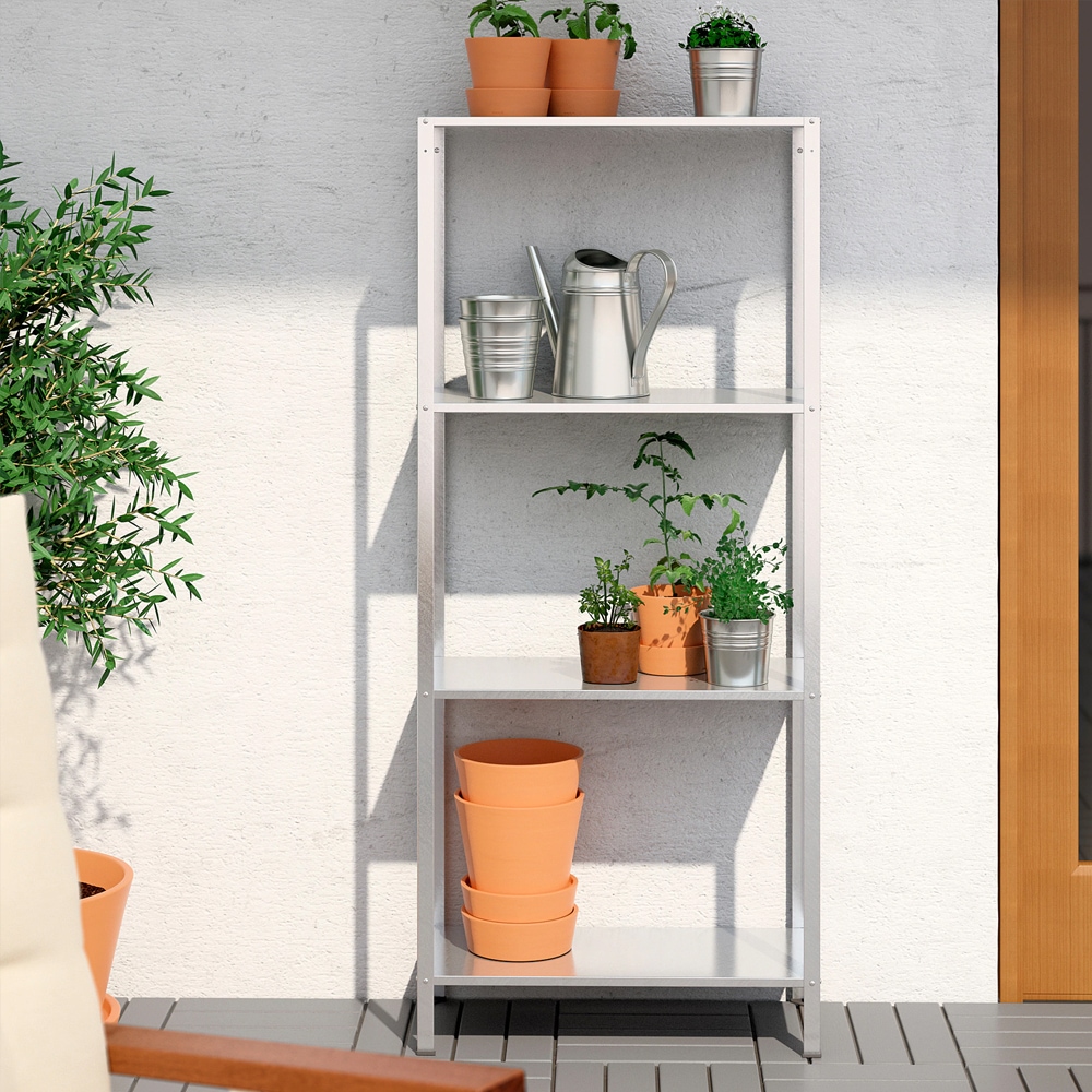 IKEA HYLLIS ヒュッリス シェルフユニット, 室内/屋外用 | 棚