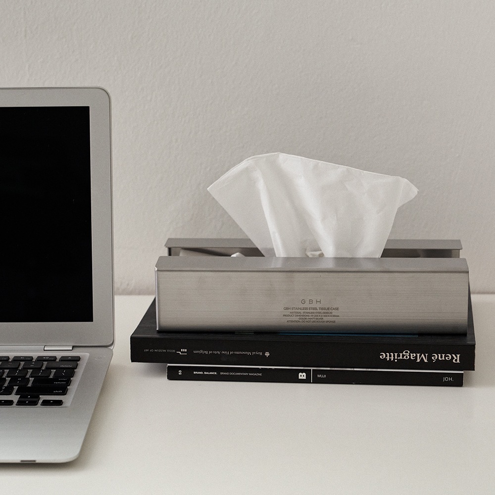 GBH STAINLESS STEEL TISSUE CASE 最終値下げ GBH STAINLESS STEEL TISSUE CASE ティッシュケース［3色