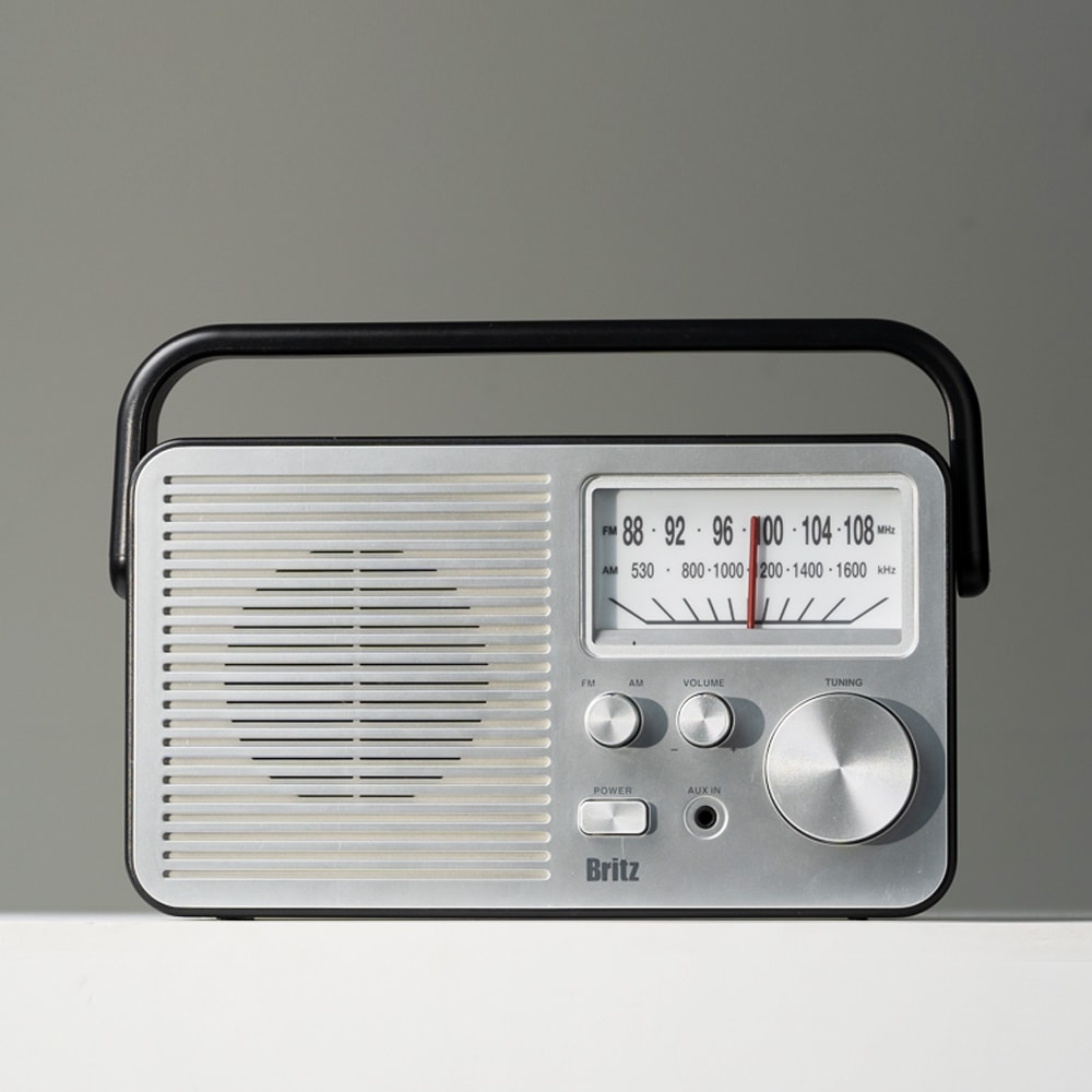 BZ-R931 레트로 아날로그 휴대용 라디오 FM/AM