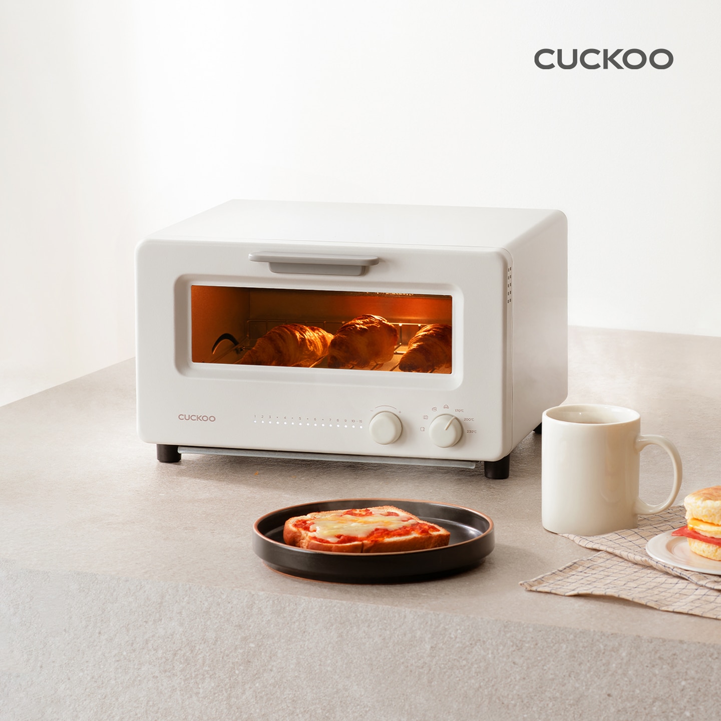 쿠쿠 스팀 오븐 토스터 CT-AS101W