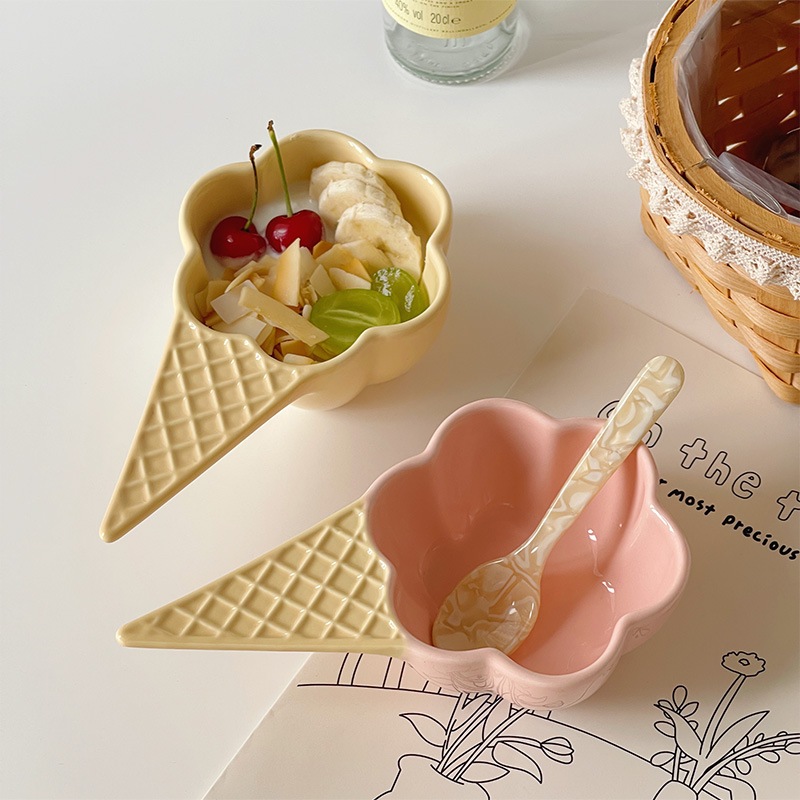 아이스크림 그릇