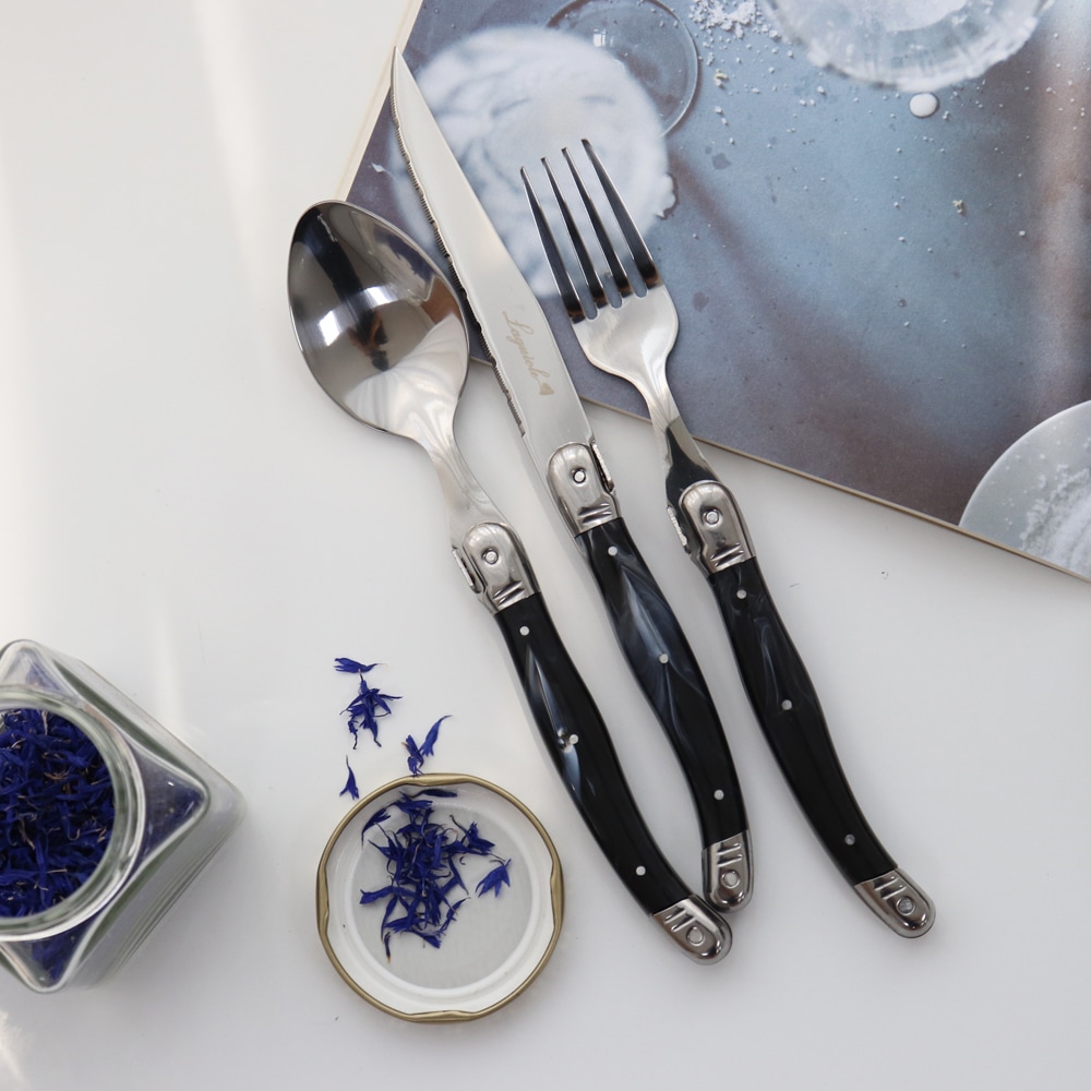 [파격사은품] 라귀올 커트러리 양식기세트 3p 5color + 양식기받침&요술행주 증정