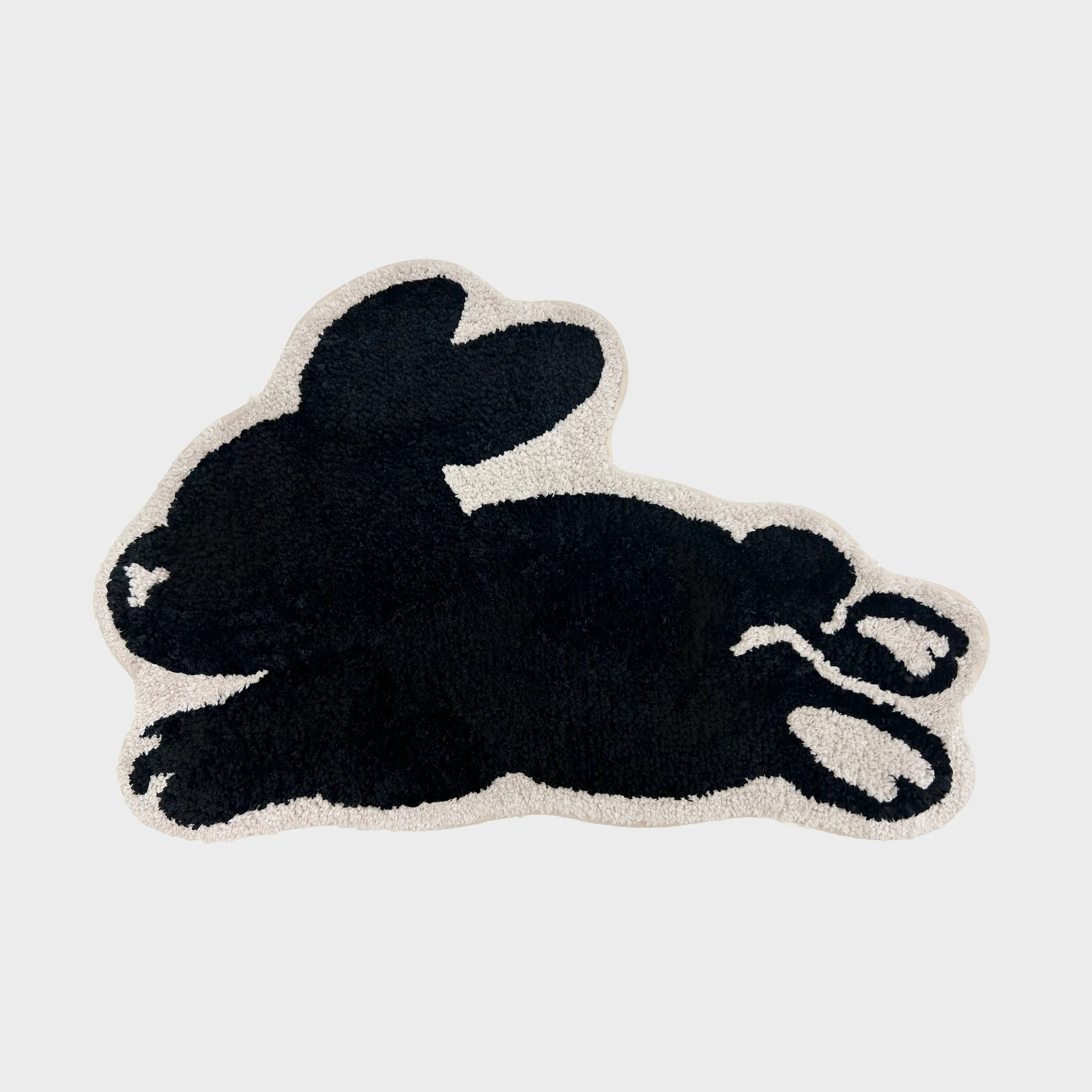 Nukit Black bunny マット ブラック サイズ（横） 70cm キャラクター