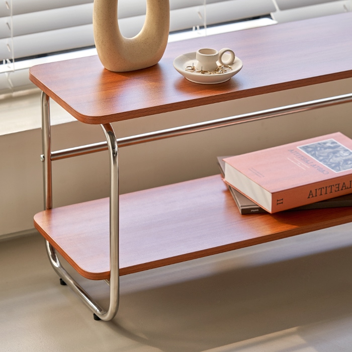 house recipe VINE ミニ ワイド シェルフ［2色］ ブラウン シルバー