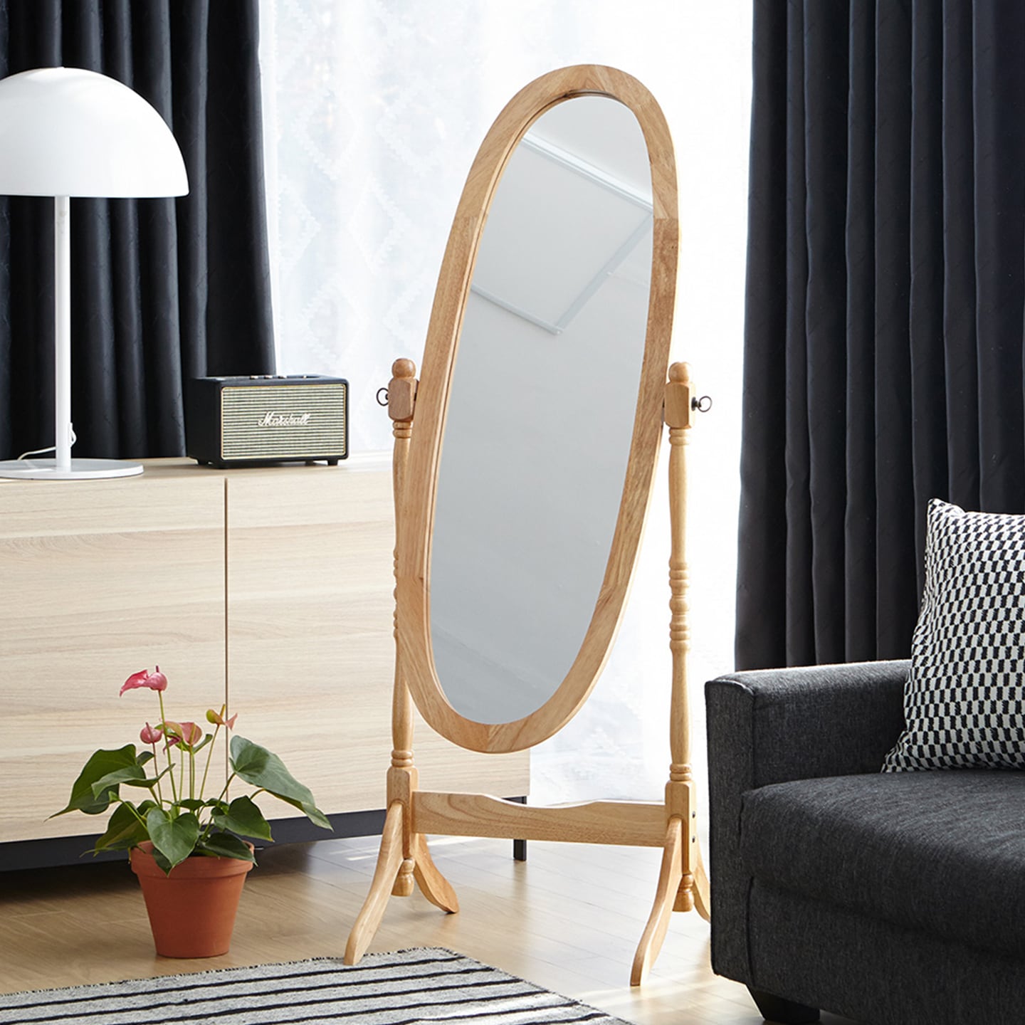 Ashley ウッド 全身鏡［7色］| Ohouse(オーハウス)家具