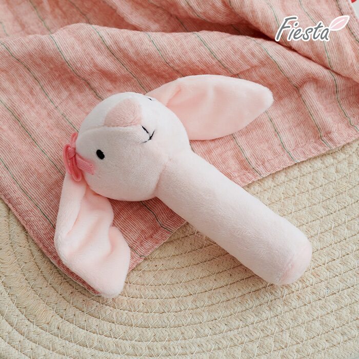 피에스타 영유아 삑삑이 딸랑이 토끼
