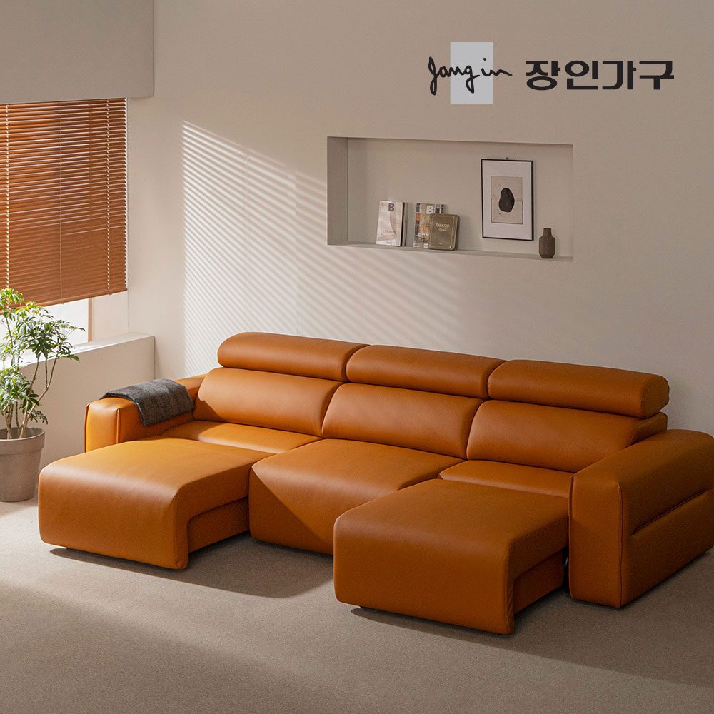 쿠폰가 984,000원/조디 4인 전동 모션 슬라이딩 슬라이드 무빙 가죽 리클라이너 소파