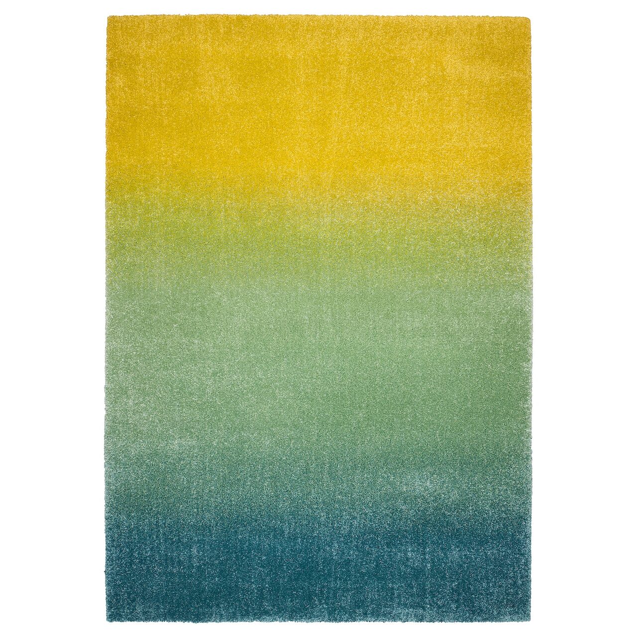 호텔룸 장모러그 카페트 블루/그린 옐로 133x195cm