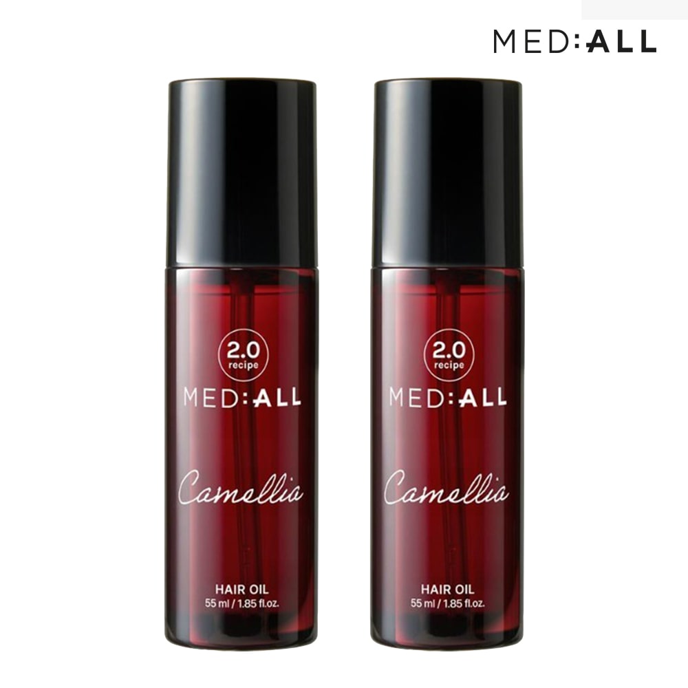 메디올 까멜리아 동백 에디션 고농축 손상모케어 에센스 헤어 오일 세럼 55ml 2개