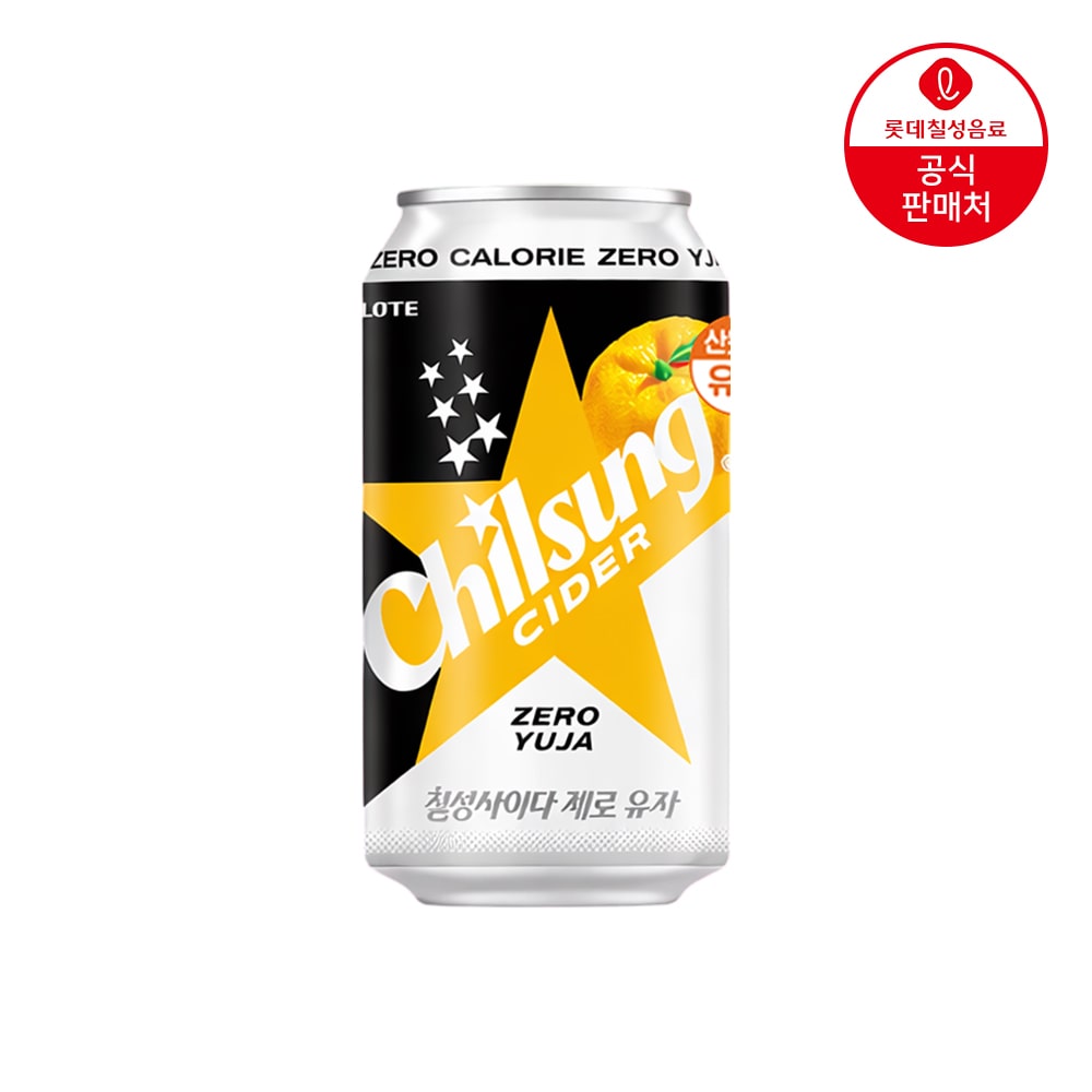 칠성사이다 제로 유자 355ml*24개