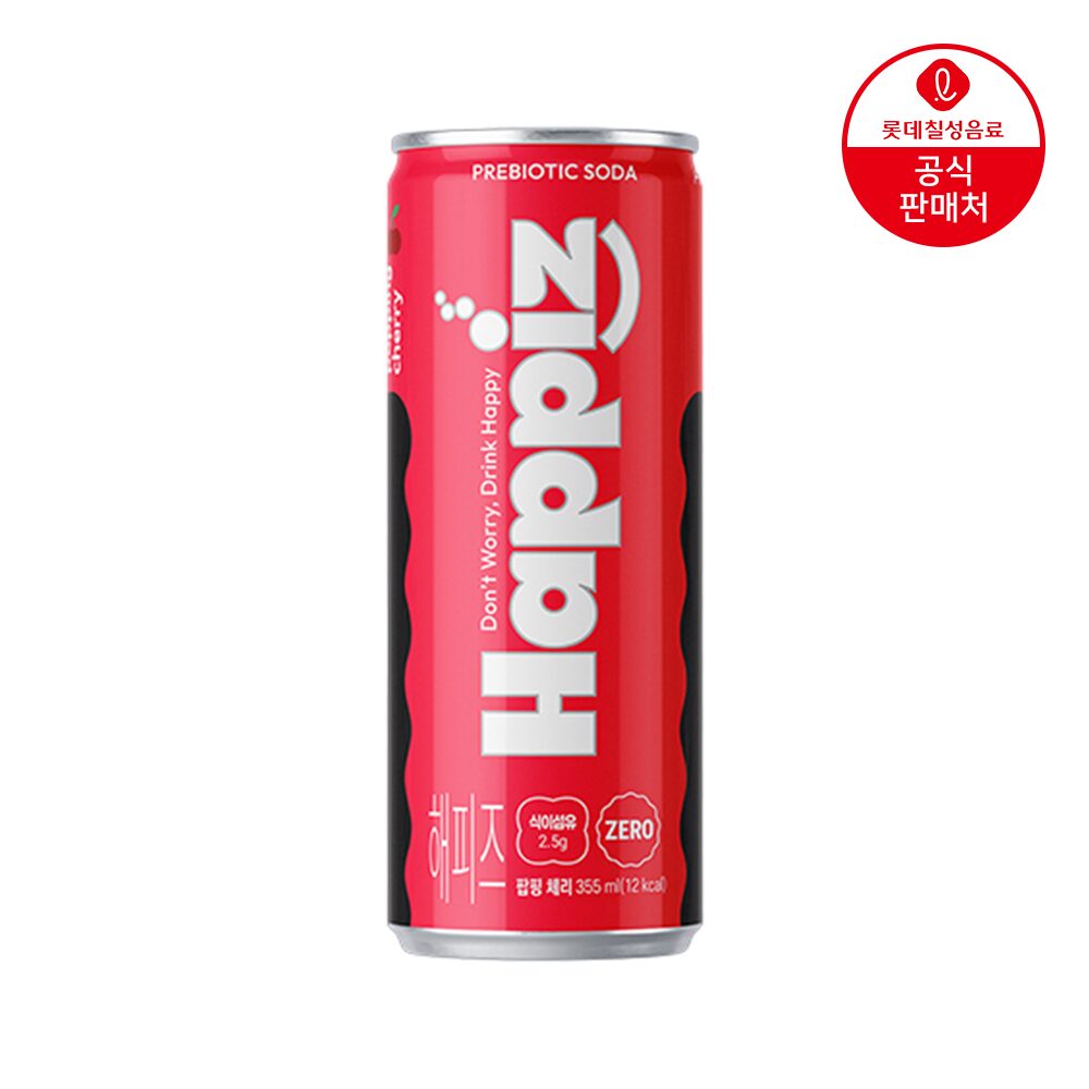 해피즈 팝핑체리 355ml*12개