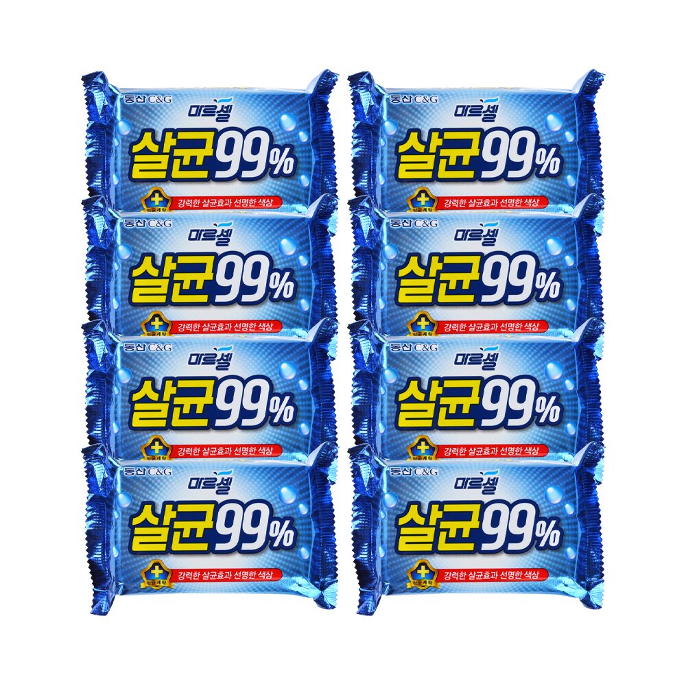 마르셀 살균99프로 세탁비누 230g 4입 x2개