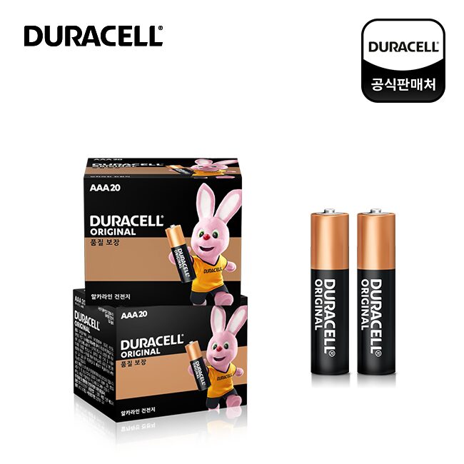 알카라인 건전지 AAA 20개입 2팩