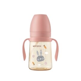 베이직 PPSU 토끼 빨대컵 200ml_블라썸