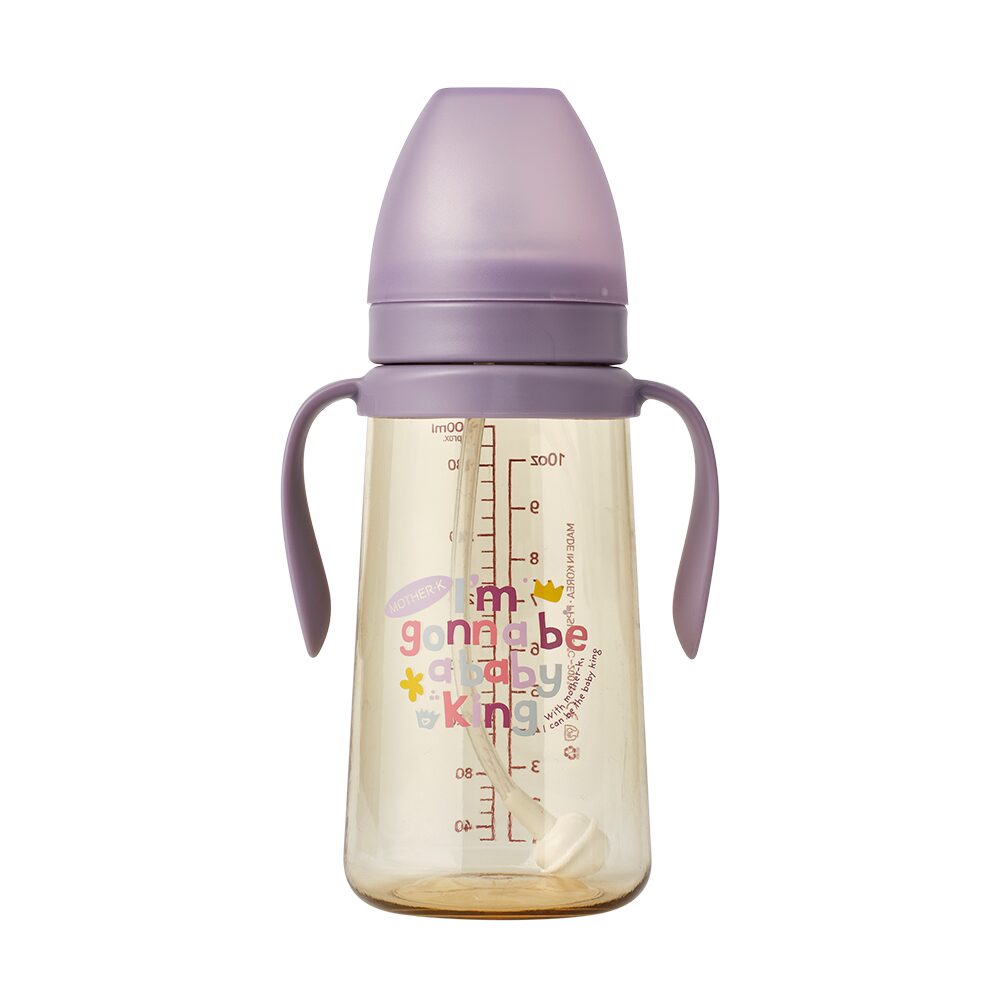 마더케이 베이직 PPSU 베베 추 빨대컵 300ml_라일락