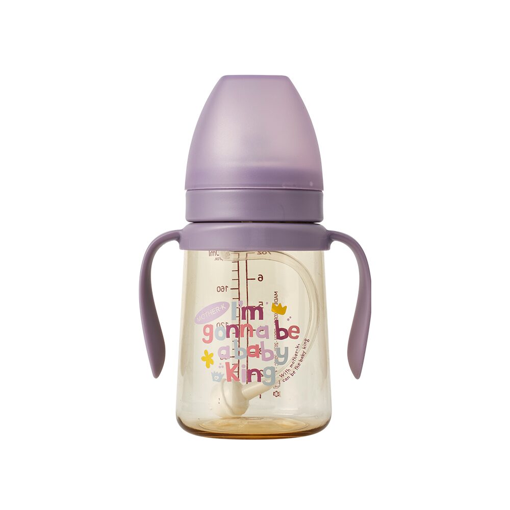 마더케이 베이직 PPSU 베베 추 빨대컵 200ml_라일락