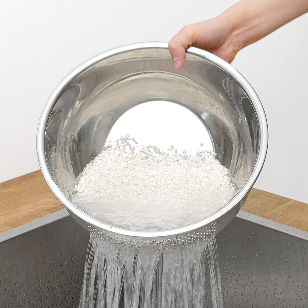 스텐304 쌀흘림 없는 물빠짐 쌀세척볼/야채 세척볼 2size