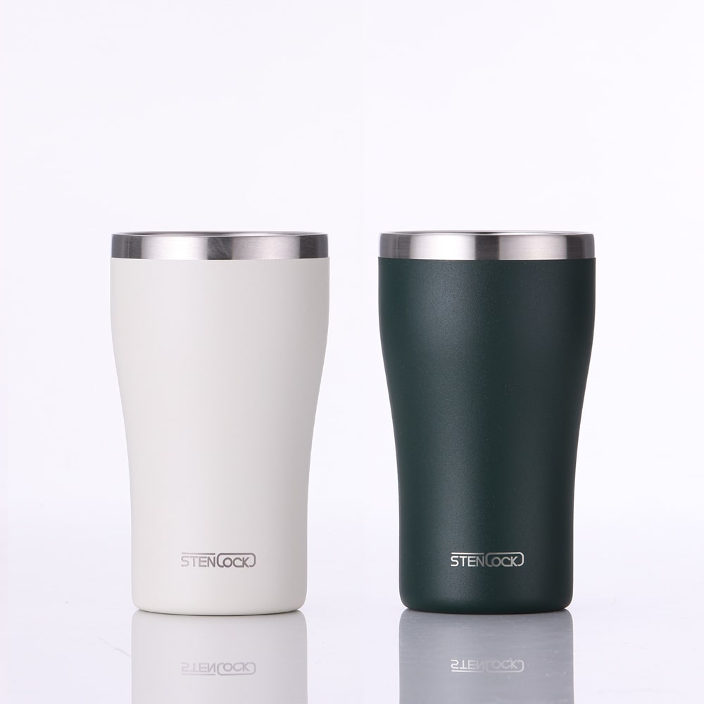 스텐블러 데일리 텀블러 450ml 화이트/ 브리티쉬그린
