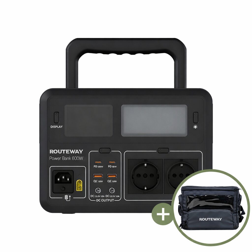 루트웨이 파워뱅크 PB600W 대용량 보조배터리 448Wh 캠핑전기 차박 노지