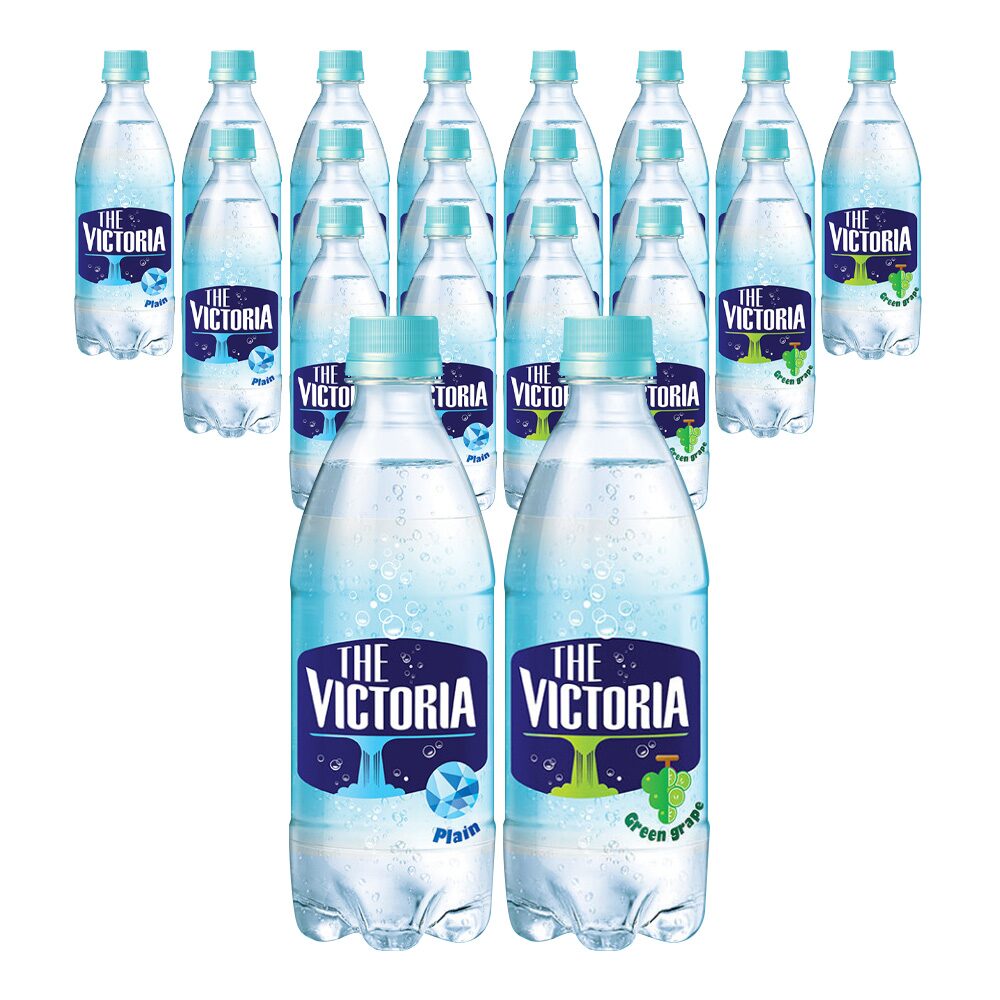 빅토리아 500ml 플레인 + 청포도 혼합 20개