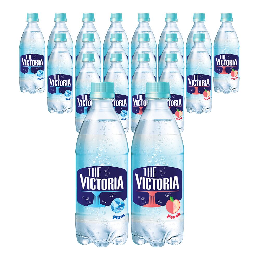 빅토리아 500ml 플레인 + 복숭아 혼합 20개