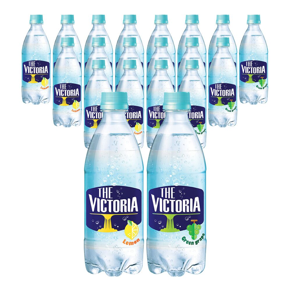 빅토리아 500ml 레몬 + 청포도 혼합 20개