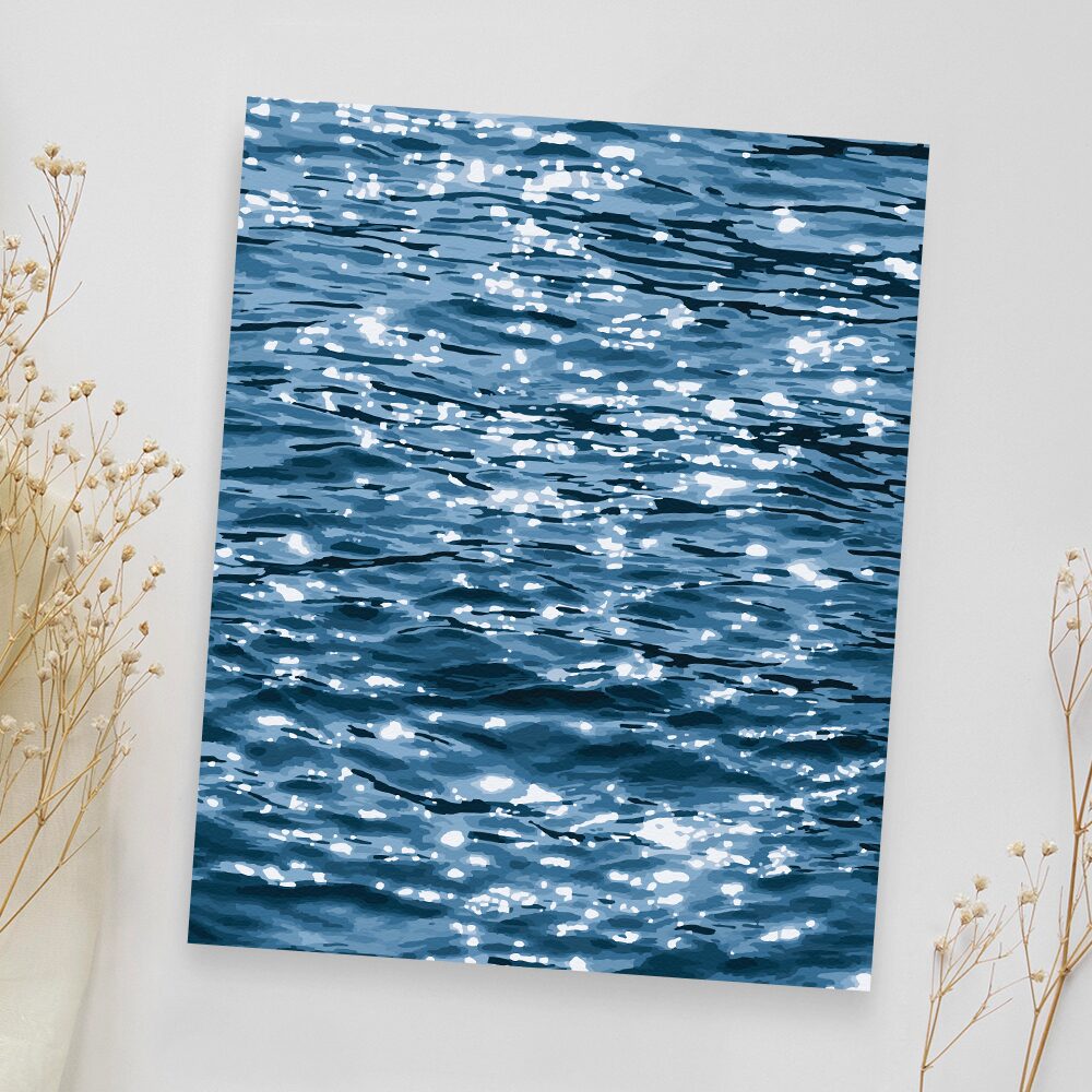 DIY 캔버스형 그림 유화 명화 그리기 세트 _윤슬