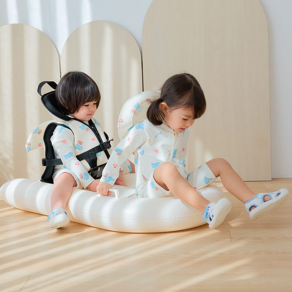 아기 올인원 래쉬가드 유아 수영복