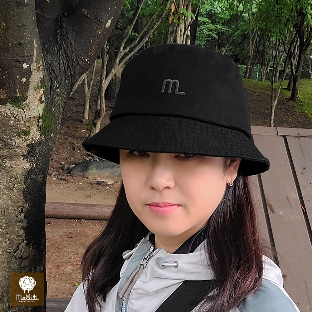 멜리띠 베이직 워싱 버킷햇 벙거지