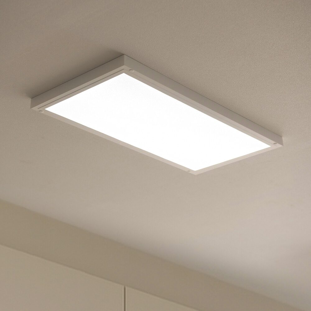 LED 에코즈 슬림 직하 엣지 평판조명 640X320 30W 주방등 천장등 방등