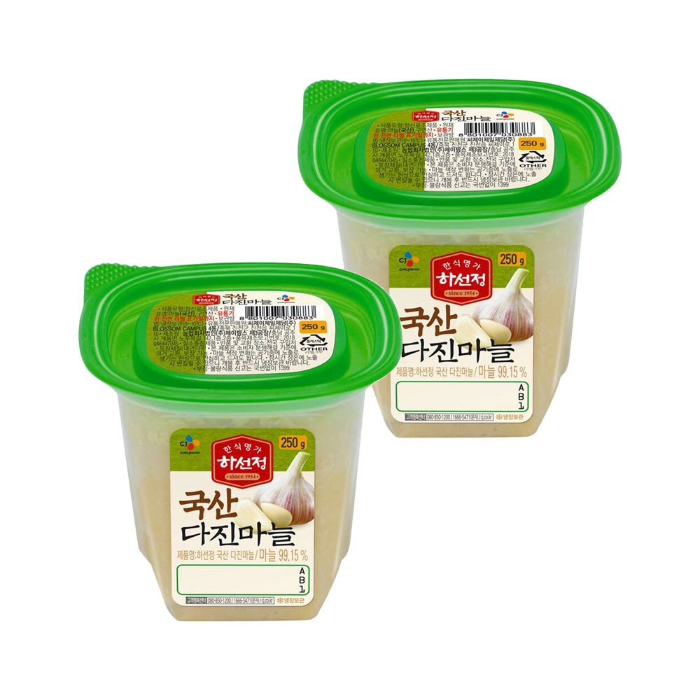 하선정 다진마늘 250g*2개