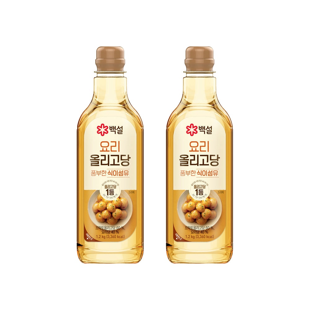 백설 요리올리고당 1.2kg*2개