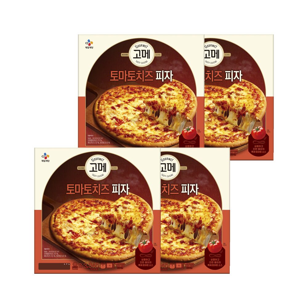 고메 토마토치즈 피자 345g*4개
