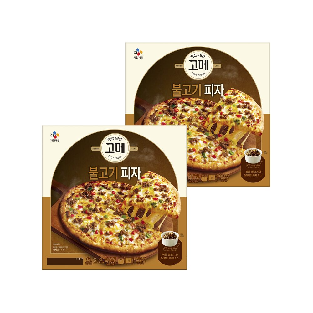고메 클래식 불고기 피자 405g*2개