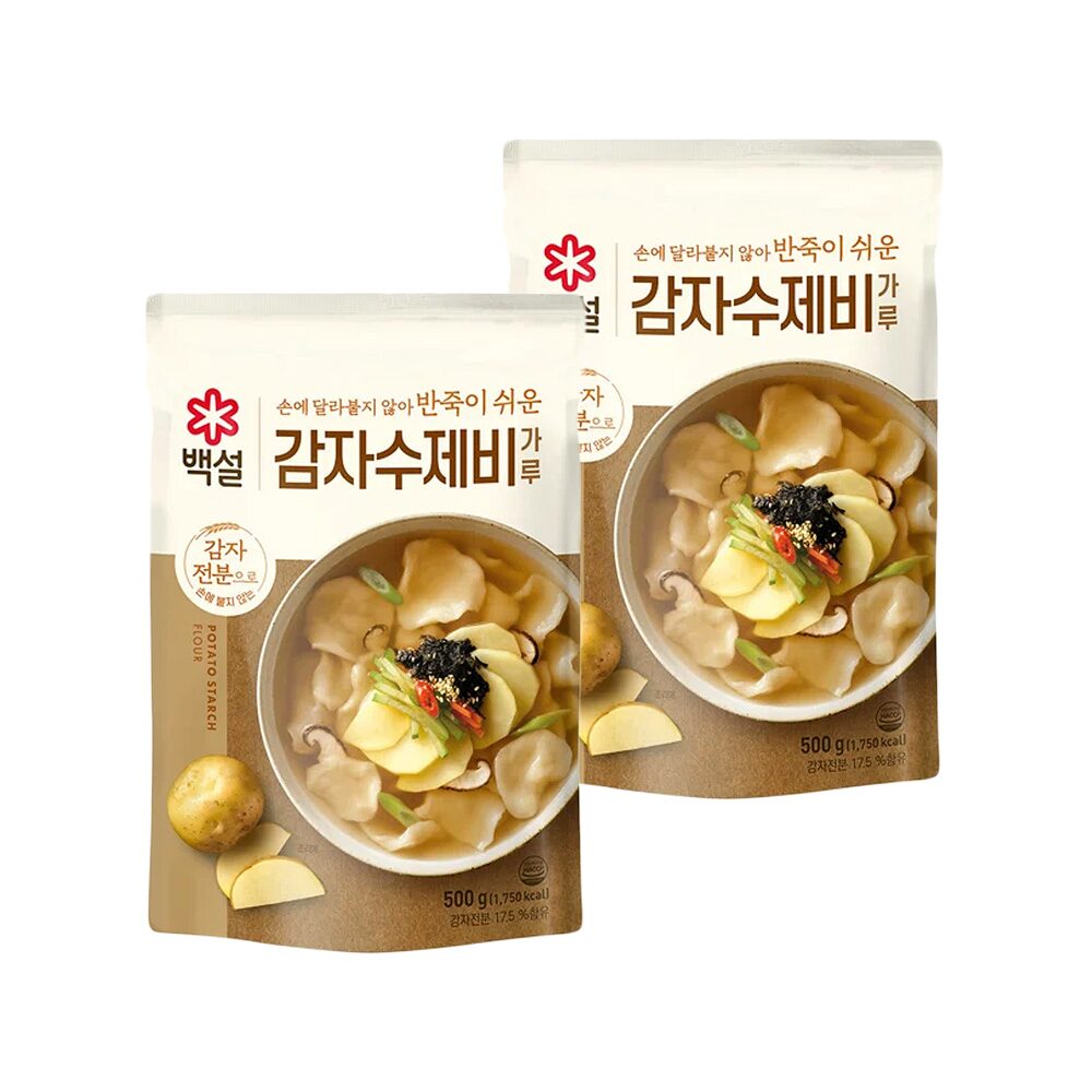 백설 감자 수제비 가루 500g*2개