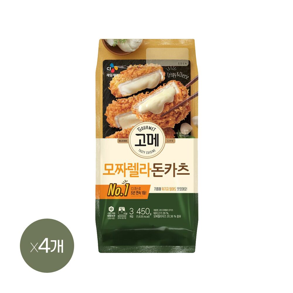 고메 바삭튀겨낸모짜렐라돈카츠 450g*4개