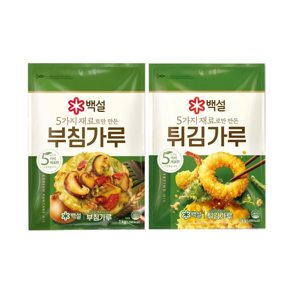 5가지재료 부침가루1kg x1+5가지재료 튀김가루1kg x1