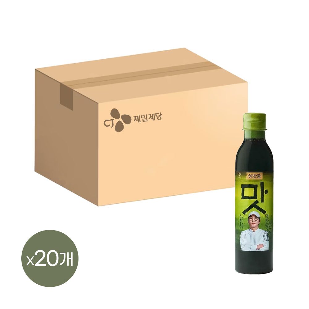 해찬들 최강록 셰프의 레시피를 담은 맛간장 소스 450ml x20개