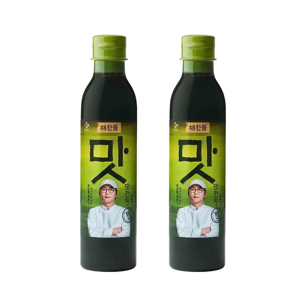 해찬들 최강록 셰프의 레시피를 담은 맛간장 소스 450ml x2개