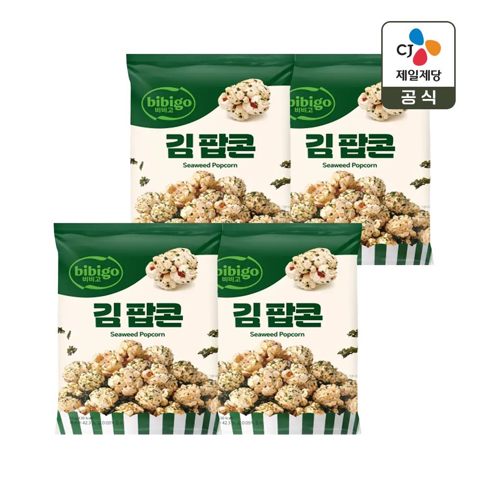 비비고 김 팝콘 80g x4개