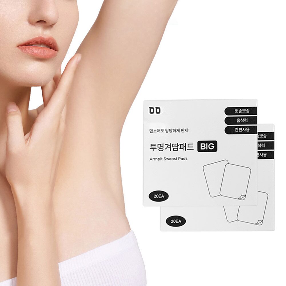겨땀패드 투명 겨드랑이 땀 패치 BIG SIZE 20ea
