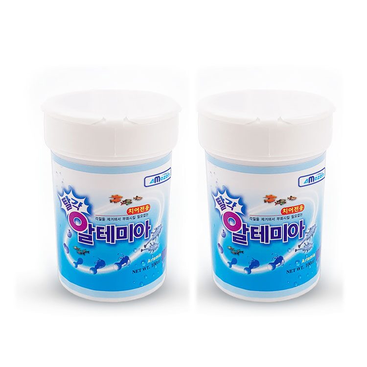 아마존 탈각알테미아(치어용)100ml 2매입